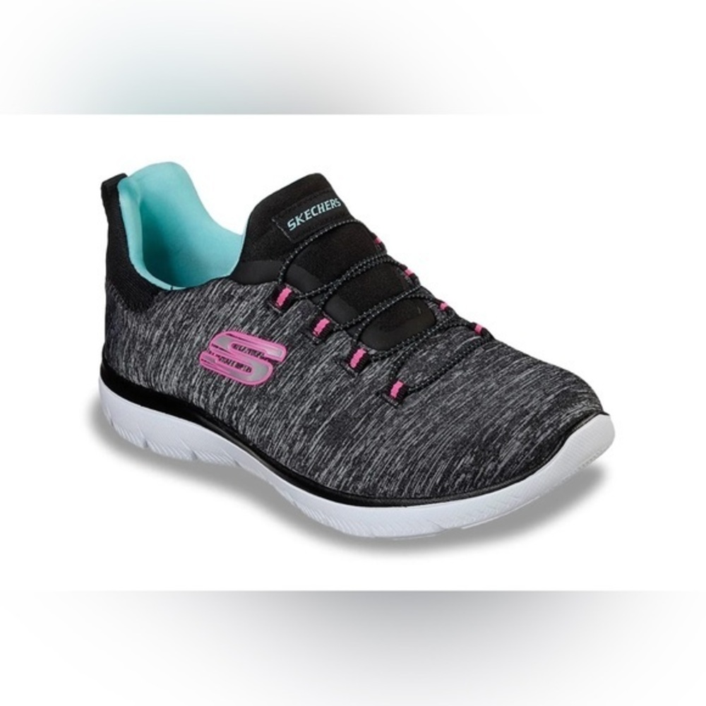 Skechers Womens Summits-Quick Getaway Memory Foam Sneakers Size 11